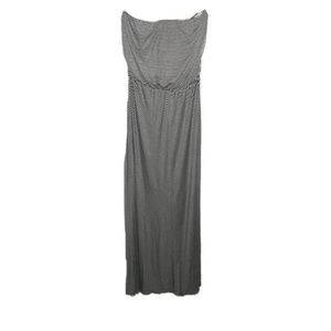Spin USA | NWT black gray striped dress